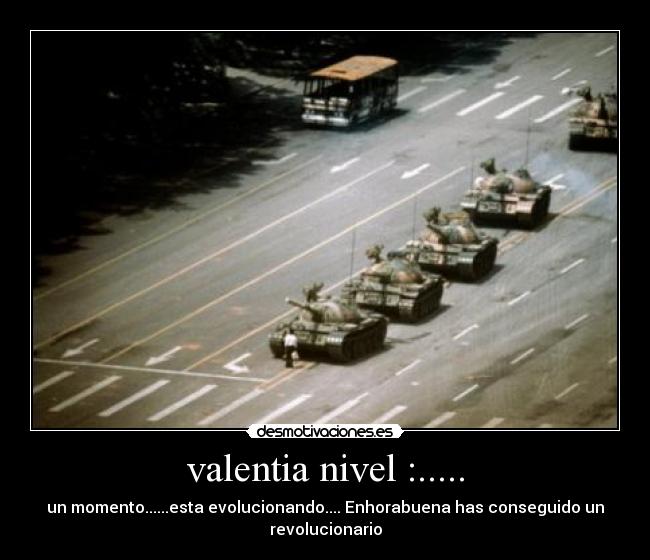 valentia nivel :..... - un momento......esta evolucionando.... Enhorabuena has conseguido un
revolucionario
