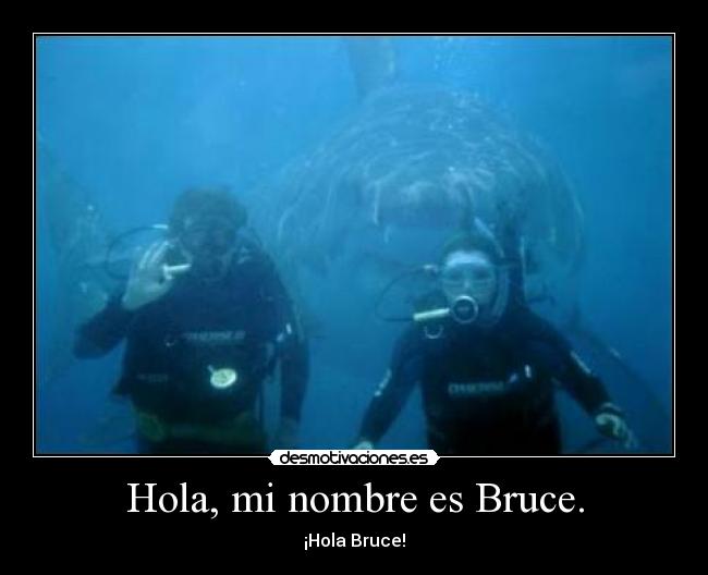 Hola, mi nombre es Bruce. - 