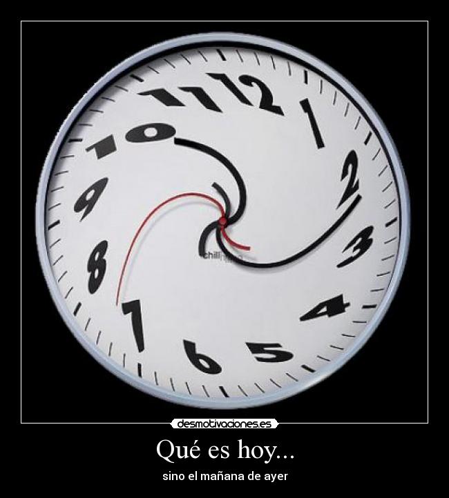 Qué es hoy... -