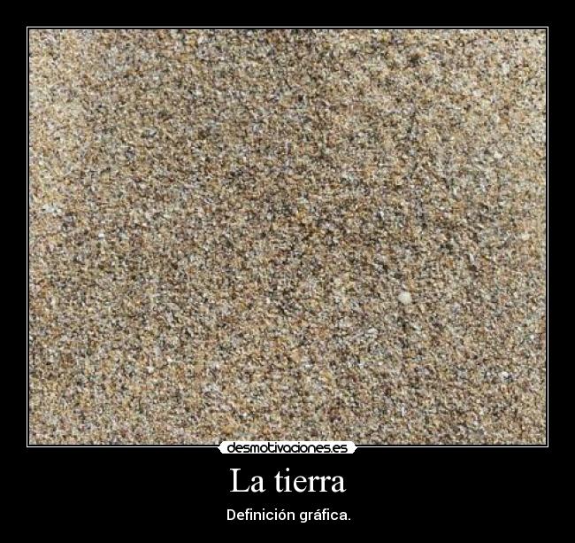 La tierra - Definición gráfica.