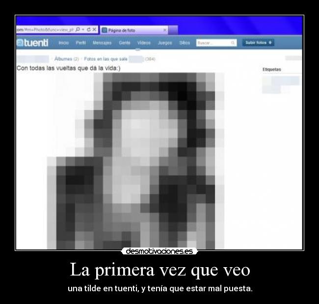 La primera vez que veo - 