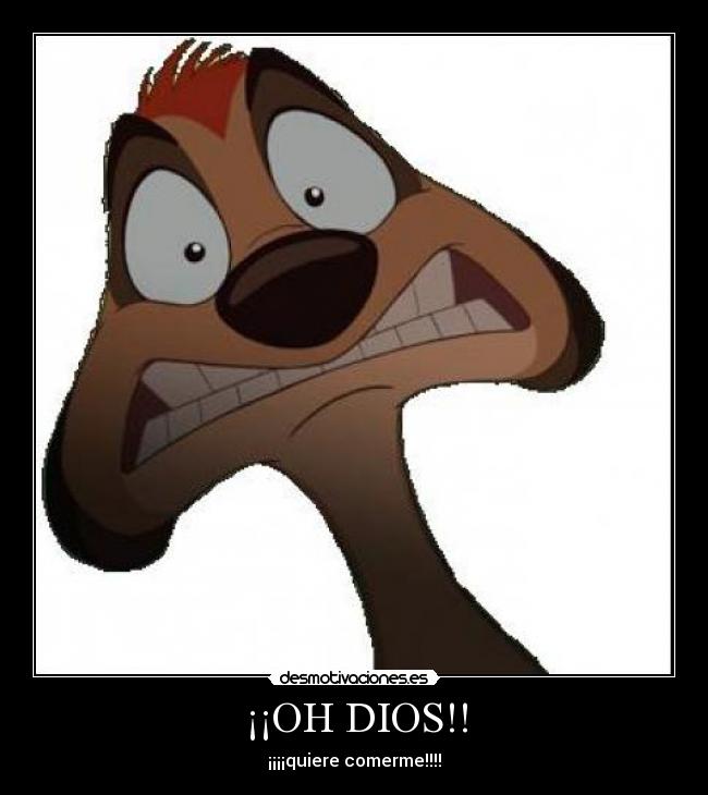 carteles dios timon desmotivaciones