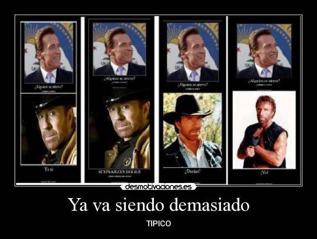 Ya va siendo demasiado - TIPICO