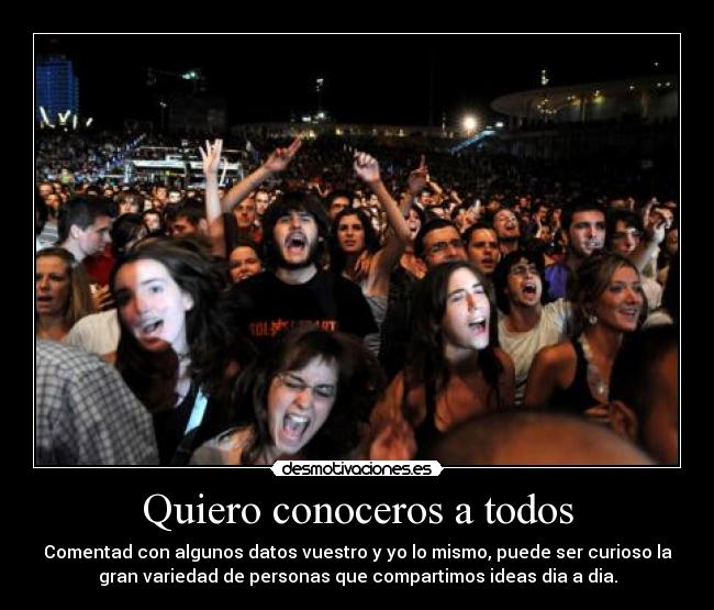 carteles conocero todos comunidad gente desmotivaciones