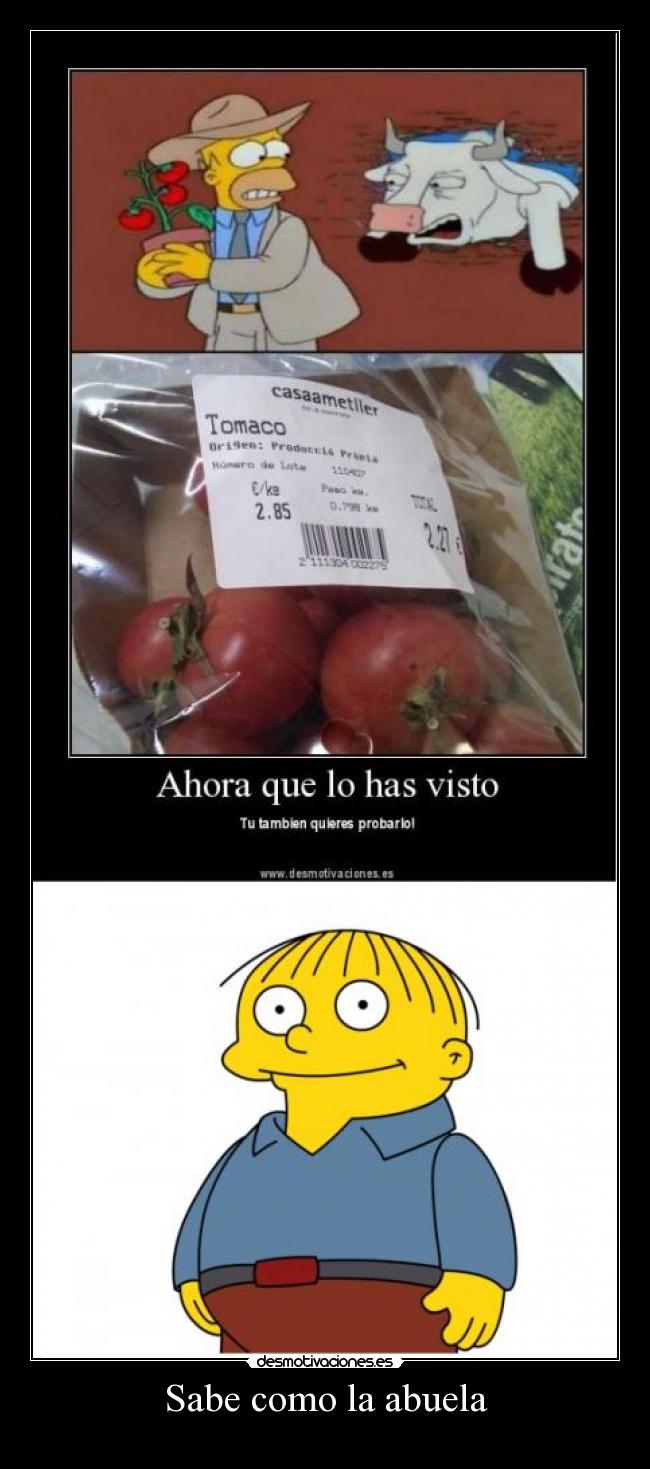 Sabe como la abuela -