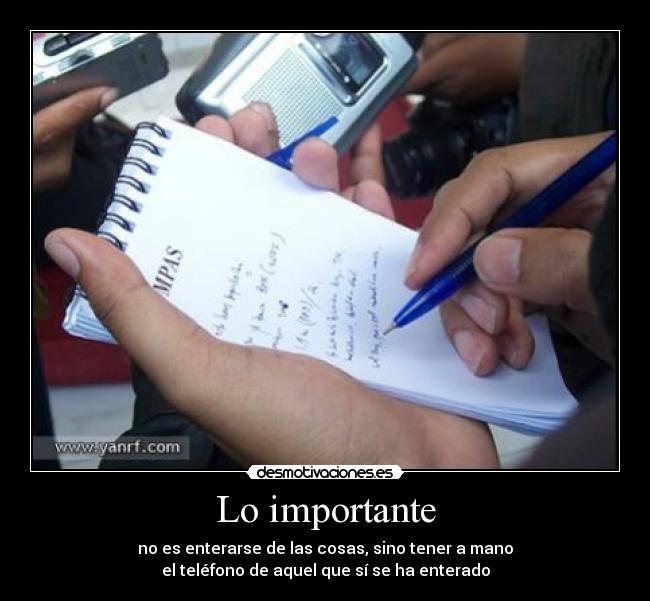 Lo importante - 