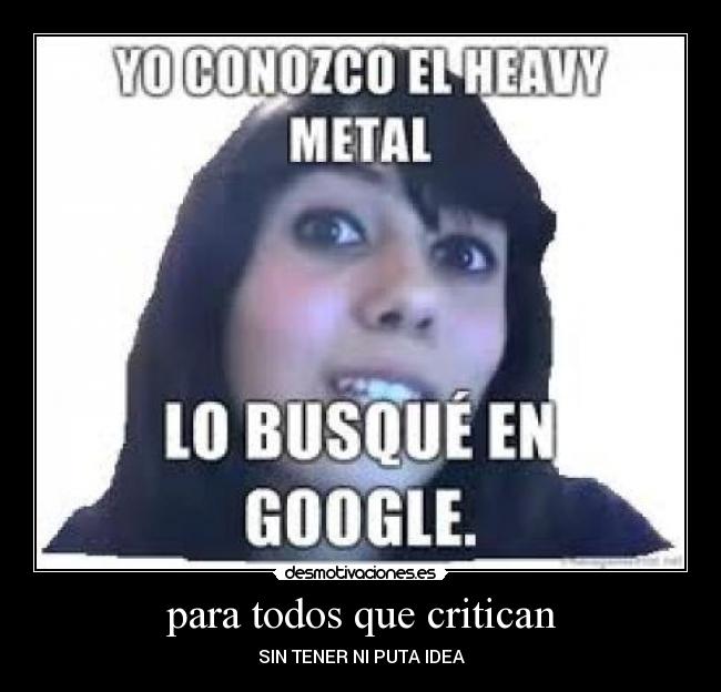 para todos que critican - 