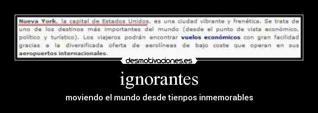 ignorantes - 