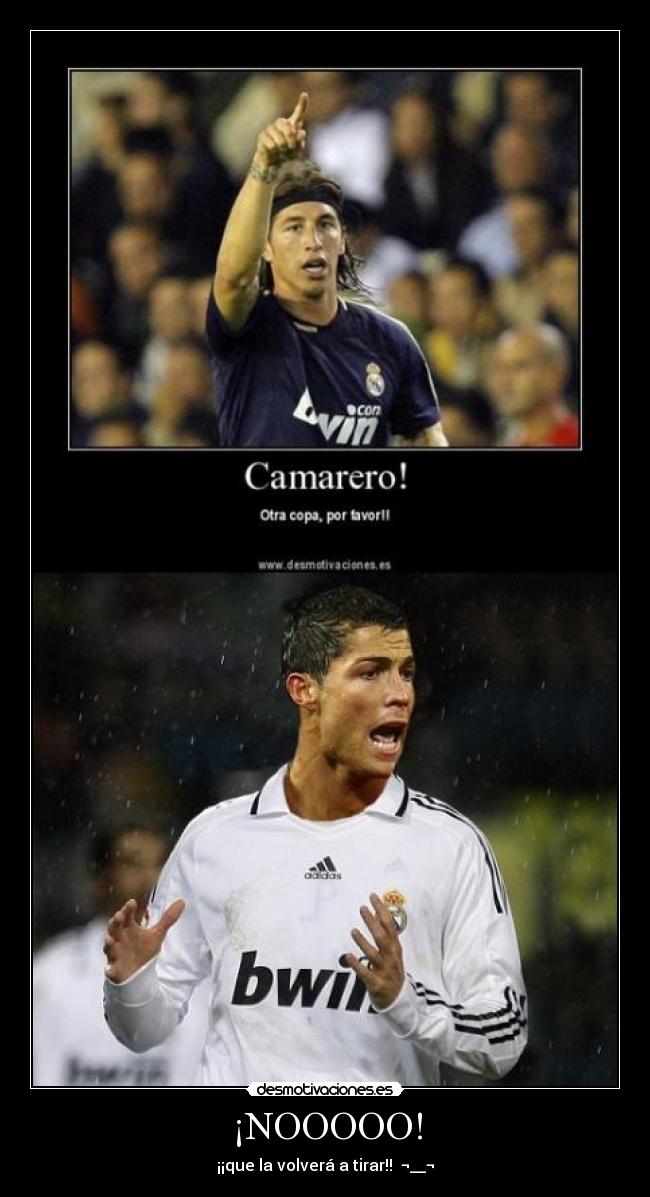 ¡NOOOOO! - ¡¡que la volverá a tirar!! ¬__¬