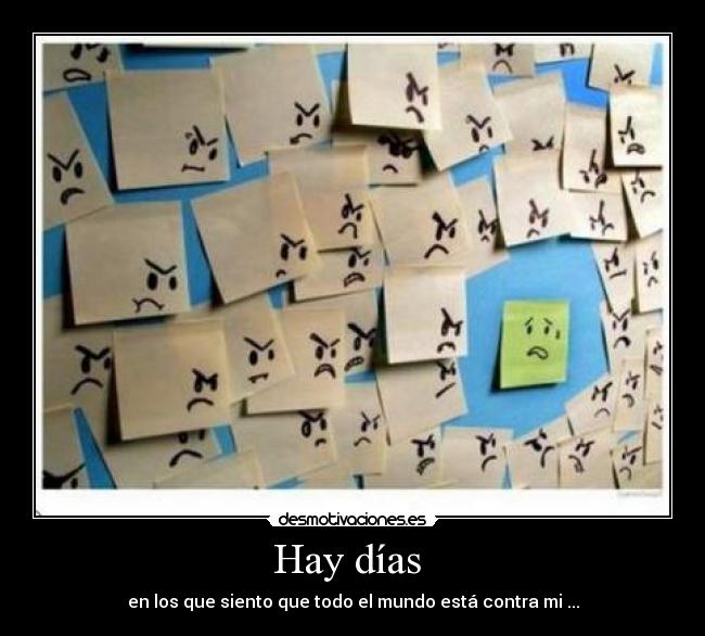 Hay días -