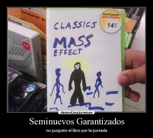 carteles seminuevo xbox juzgar libro por la portada no garantizado garantizar garantizados desmotivaciones
