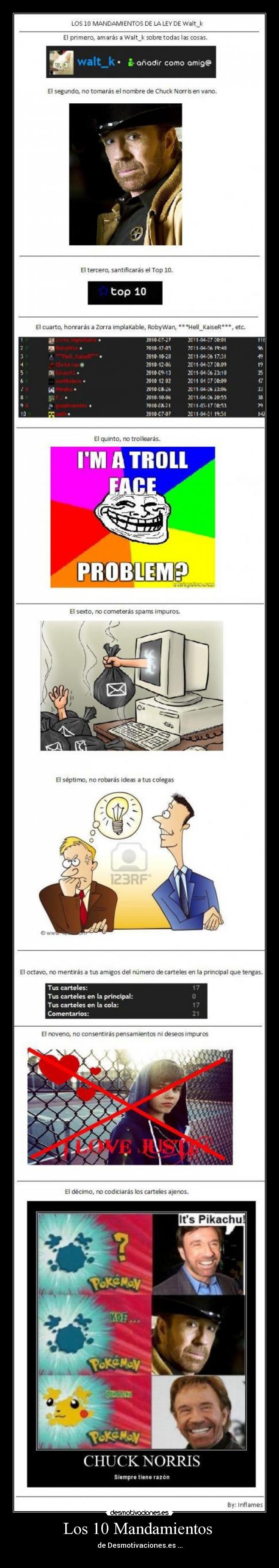 Los 10 Mandamientos  - 