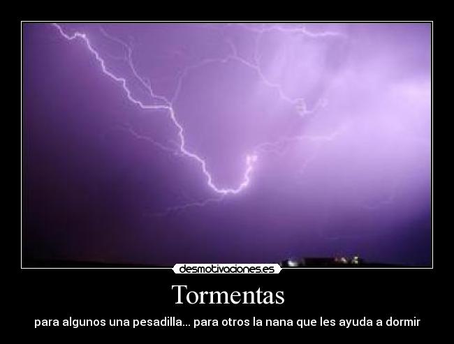 Tormentas -