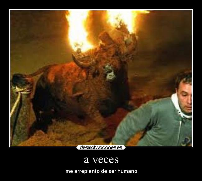 a veces -