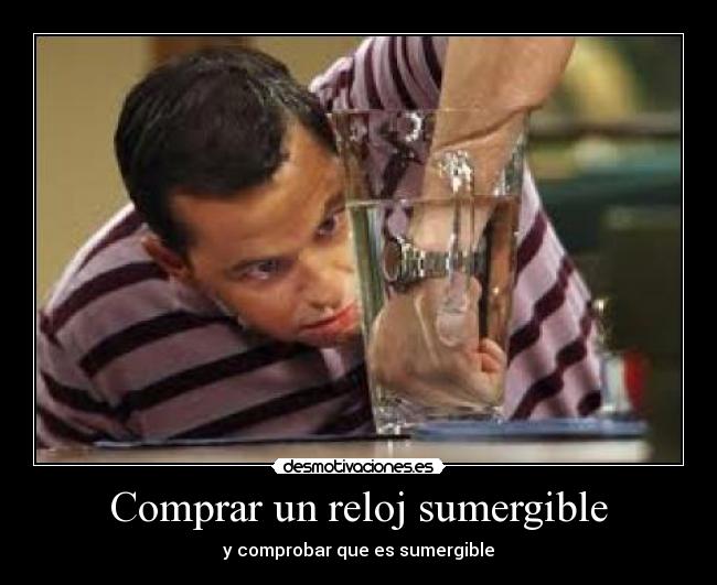 Comprar un reloj sumergible -