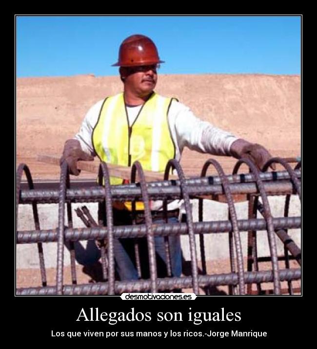 Allegados son iguales -