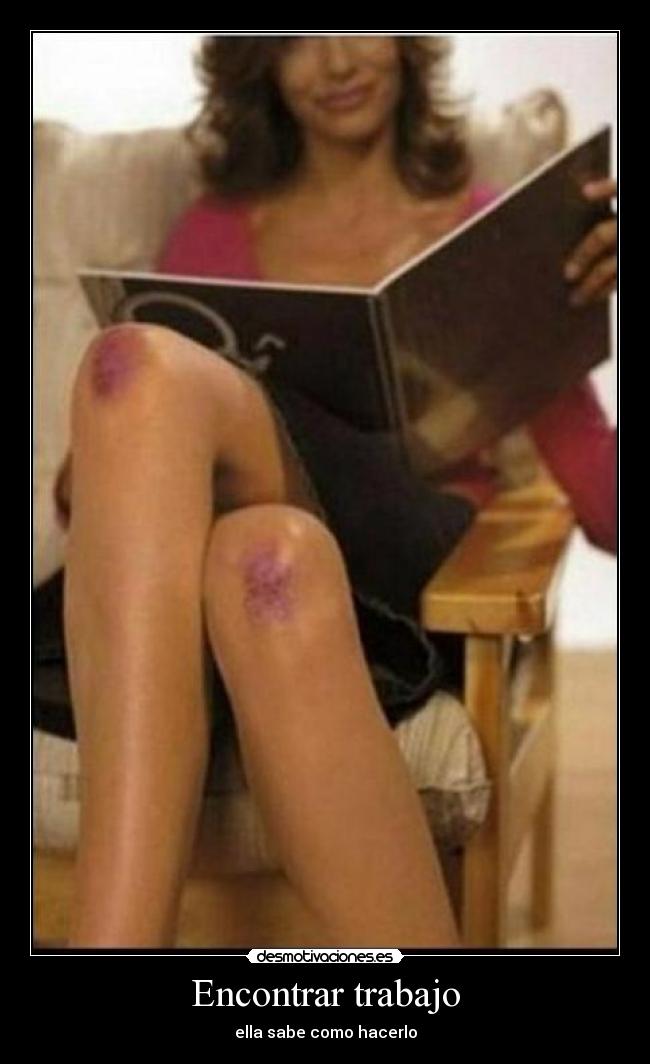 Encontrar trabajo - ella sabe como hacerlo