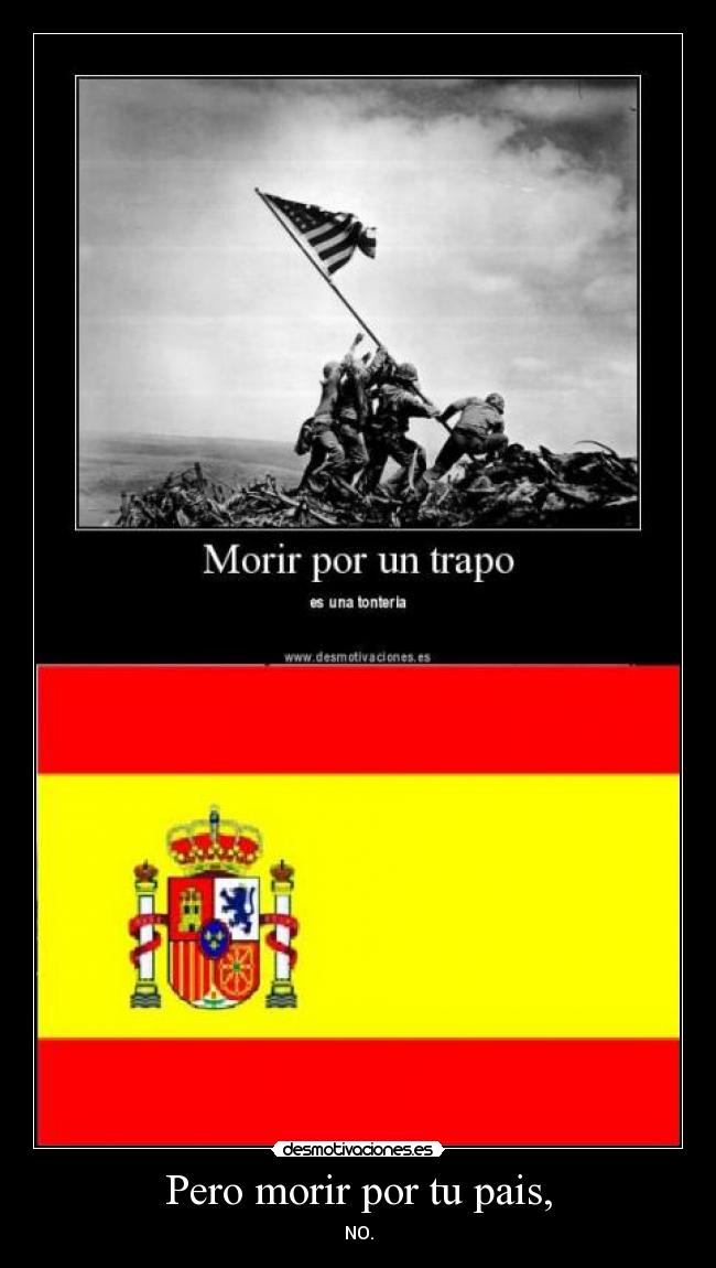 Pero morir por tu pais, - 