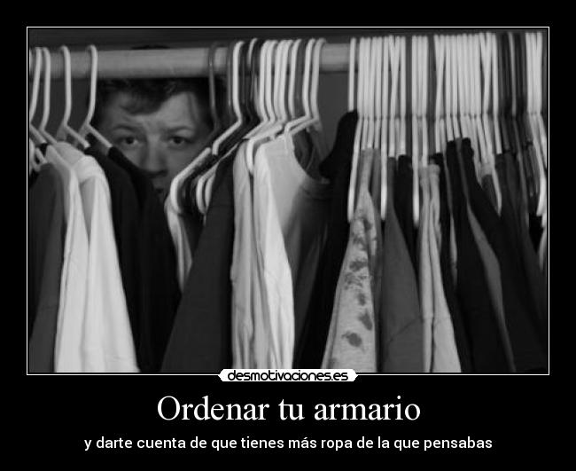 Ordenar tu armario - 
