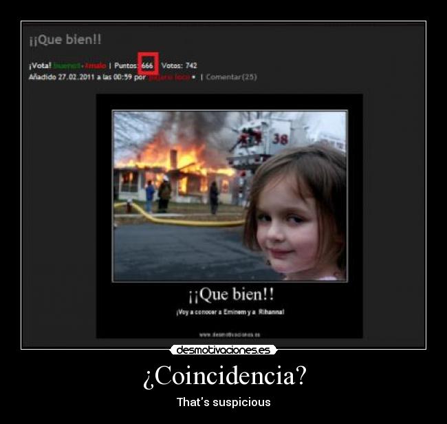 ¿Coincidencia? - Thats suspicious