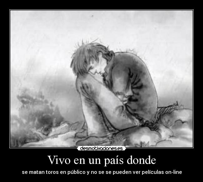 Vivo en un país donde - se matan toros en público y no se se pueden ver películas on-line