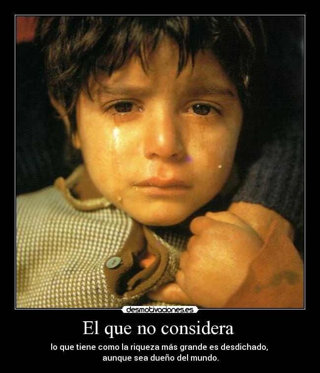 El que no considera  - 