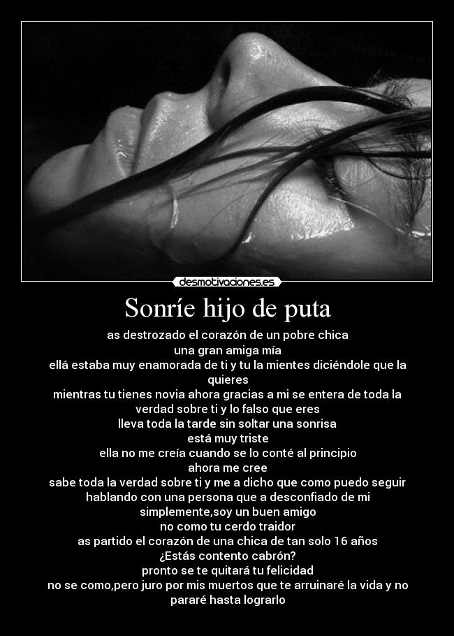 carteles destrozado corazon pobre chica una gran amiga mia ella estaba muy enamorada desmotivaciones