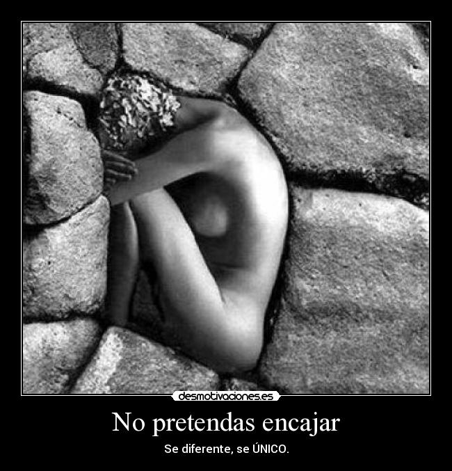 No pretendas encajar - 