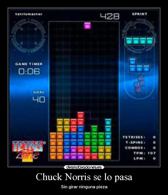 Chuck Norris se lo pasa - 