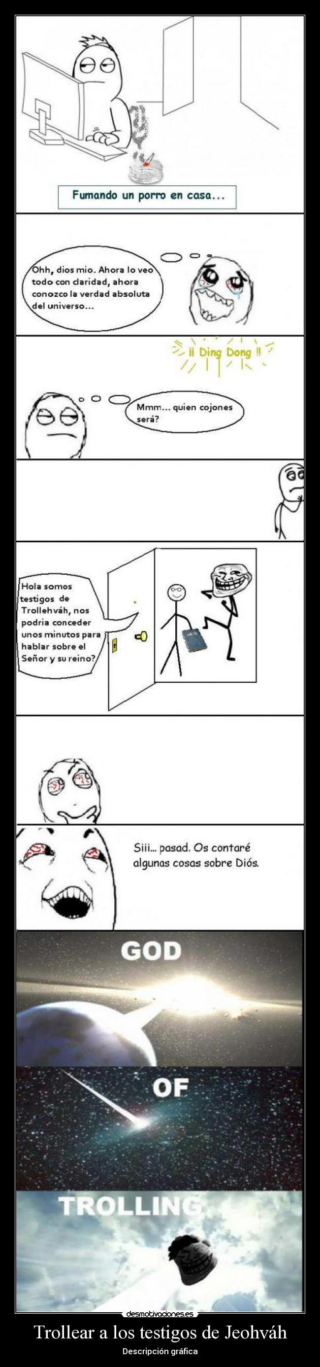 carteles troll testigos jeohvah descripcion grafica desmotivaciones