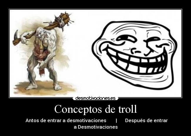 Conceptos de troll -