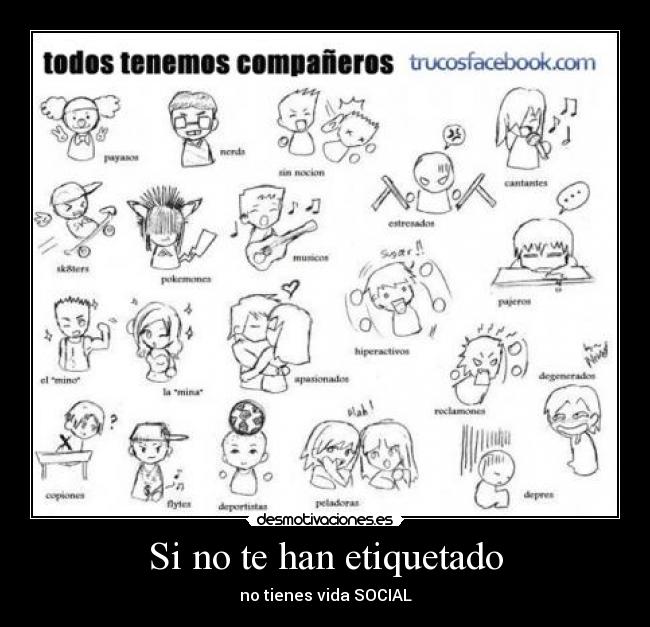 Si no te han etiquetado -