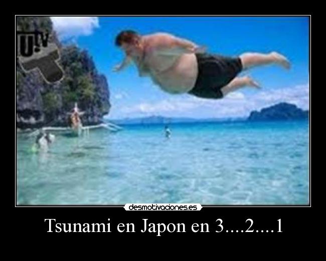 Tsunami en Japon en 3....2....1 - 