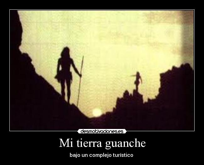 Mi tierra guanche - bajo un complejo turístico 