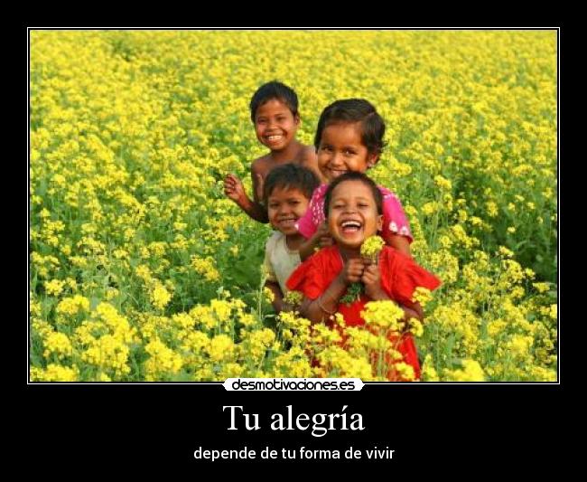 Tu alegría -