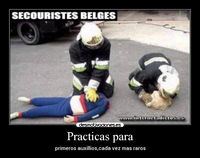 Practicas para - primeros auxillios,cada vez mas raros