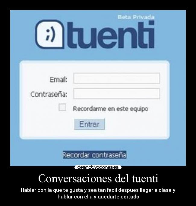 Conversaciones del tuenti -