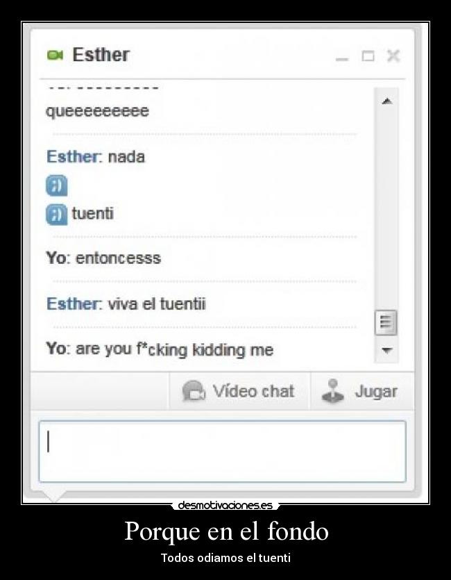 Porque en el fondo - Todos odiamos el tuenti