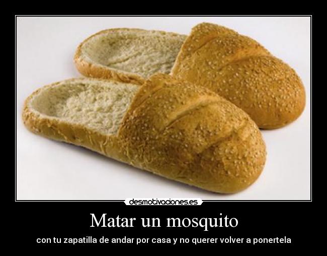 Matar un mosquito -