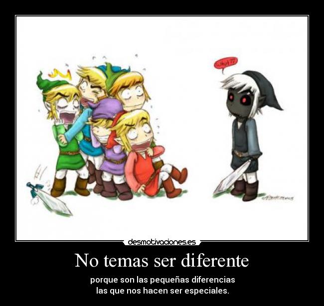 No temas ser diferente -