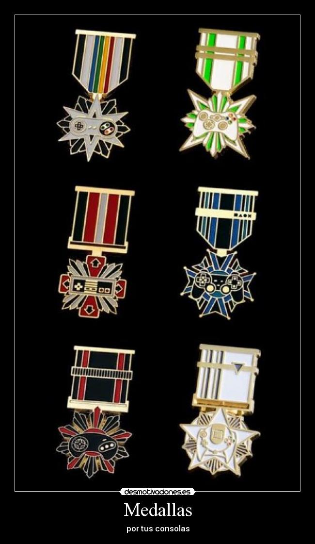 Medallas - por tus consolas