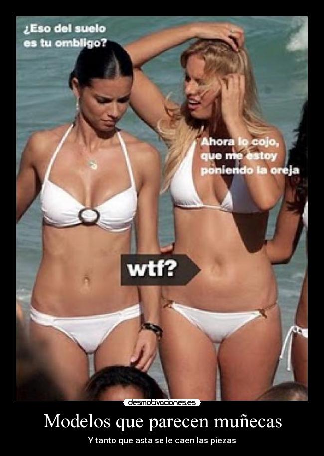 Modelos que parecen muñecas -