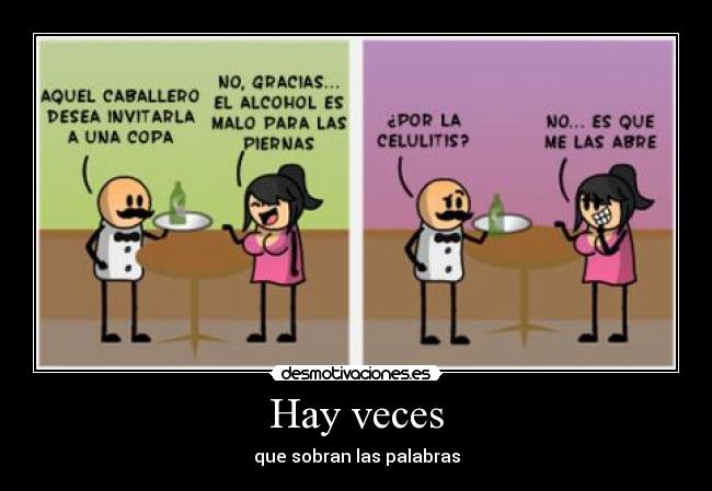 Hay veces -