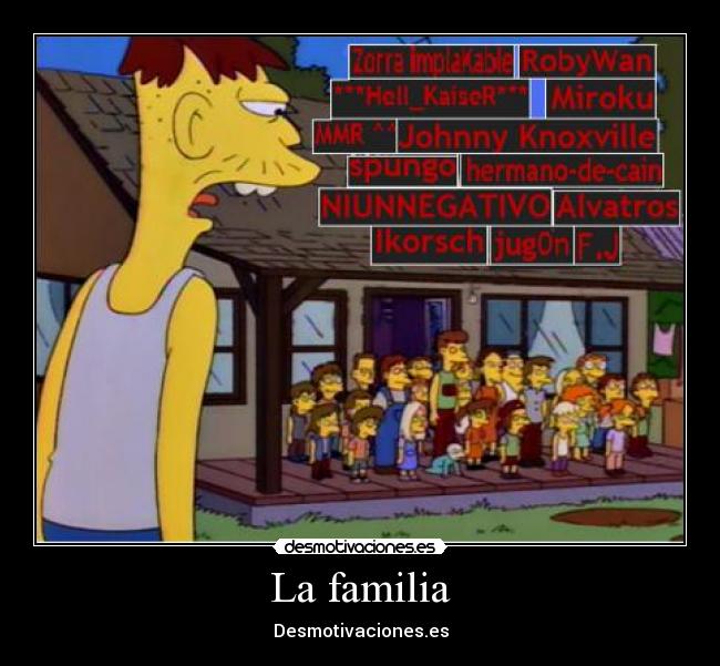 La familia - Desmotivaciones.es