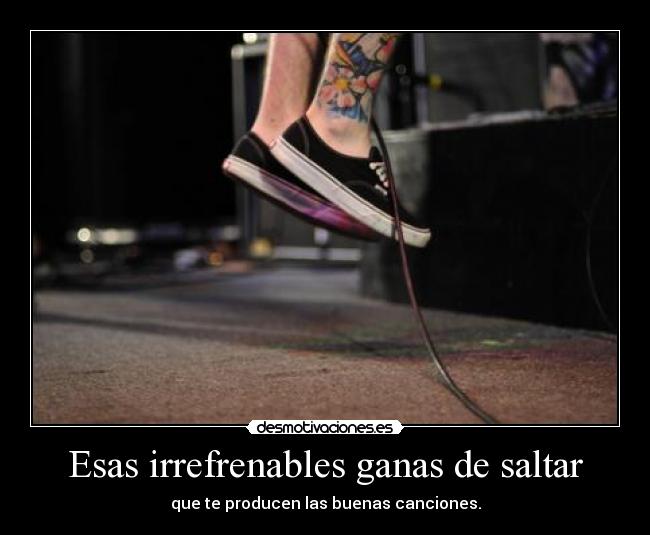 Esas irrefrenables ganas de saltar -