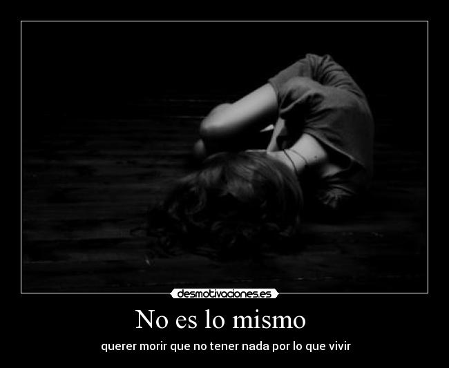 No es lo mismo  - 
