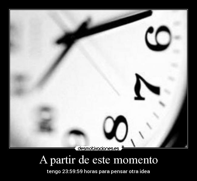 A partir de este momento - 