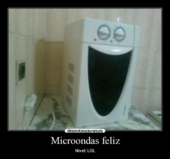 Microondas feliz - 