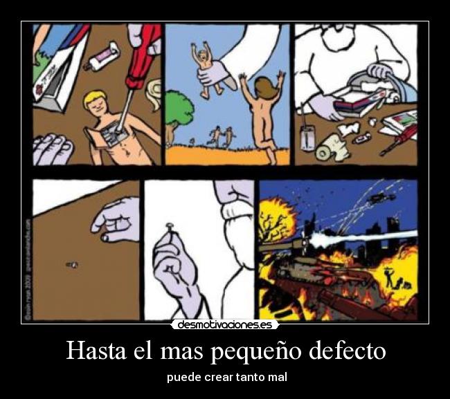 Hasta el mas pequeño defecto - 