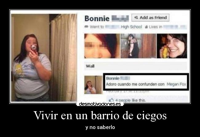 Vivir en un barrio de ciegos - 